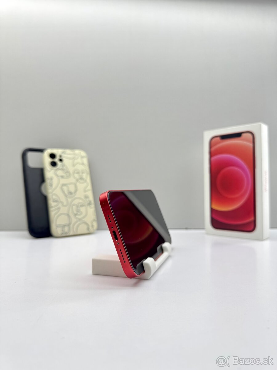 iPhone 12 RED 128GB NOVÁ BATÉRIA 100% - 7