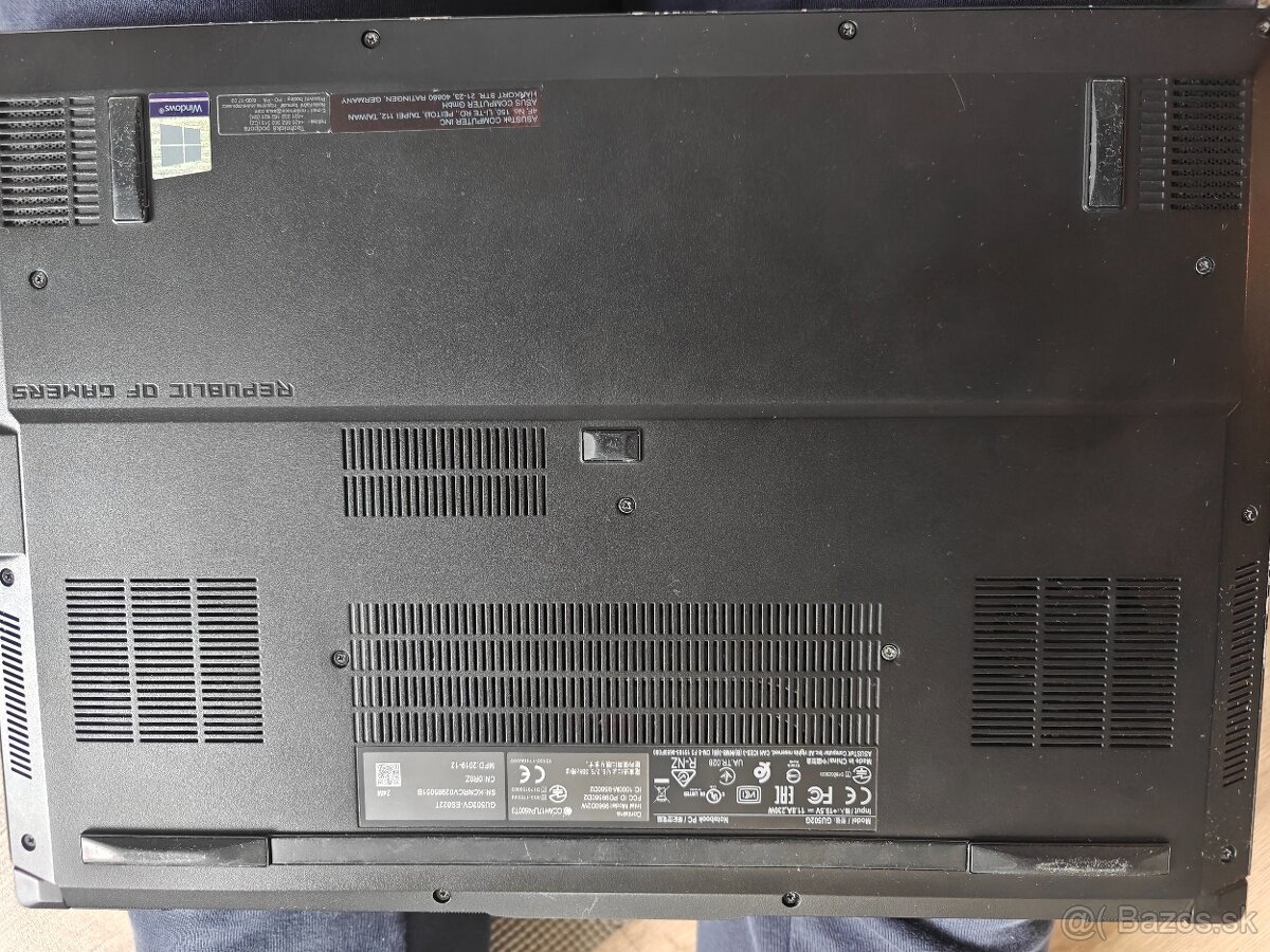 Herný Asus ROG Zephyrus GU502GV + puzdro + ruksak - 7