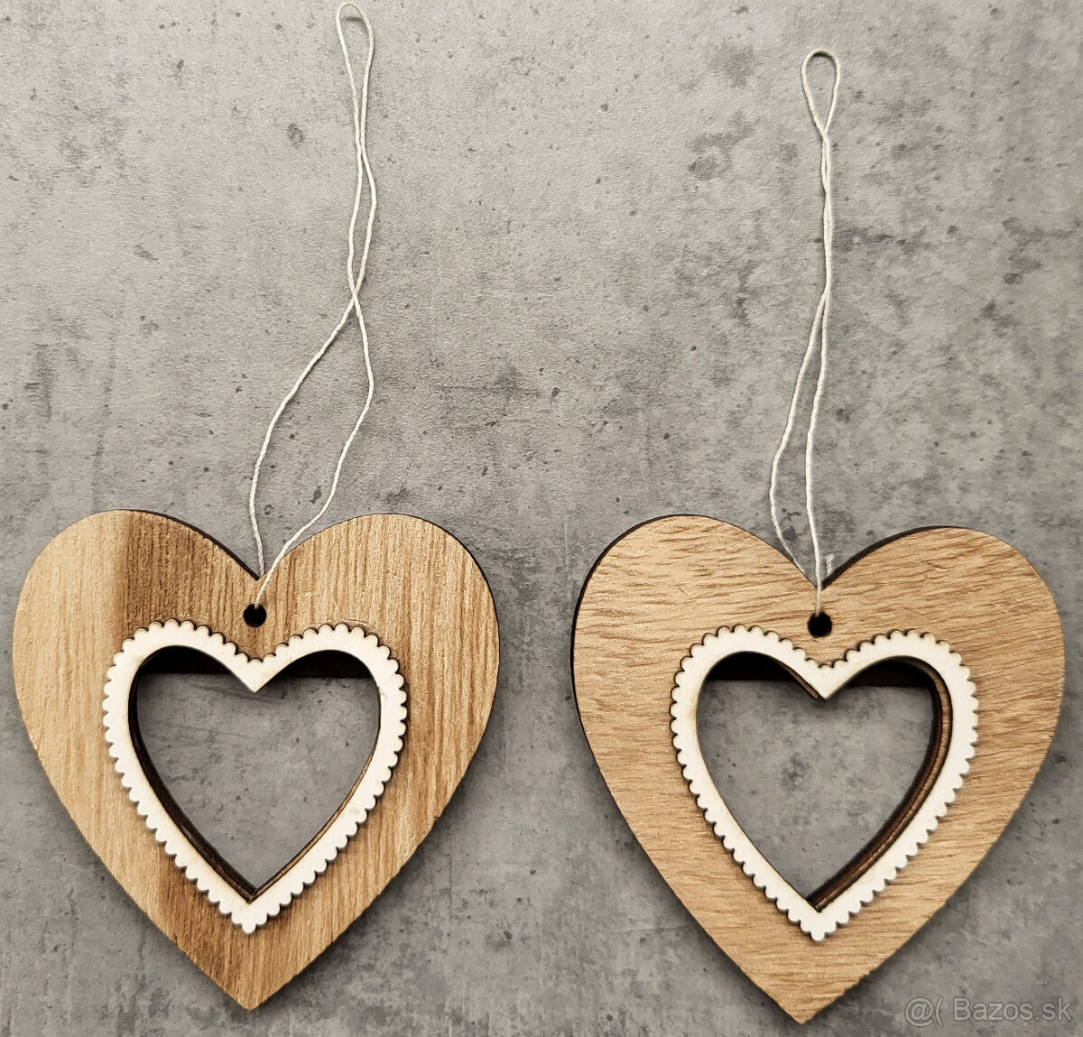 Vianočné drevené ozdoby: 1 ks / 1,50 € - 7