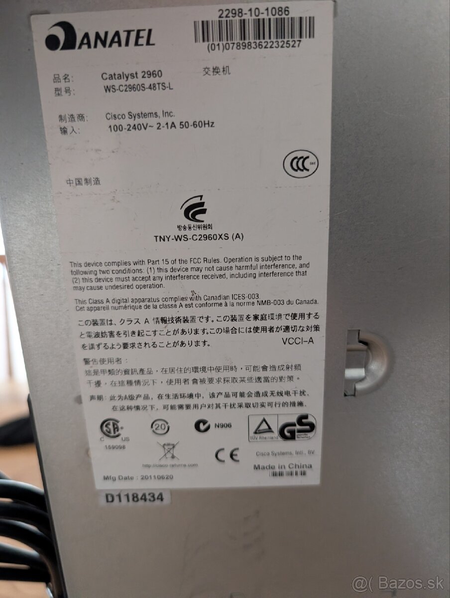 Cisco Catalyst 2960-S (48-port) – (SWITCH) - 7