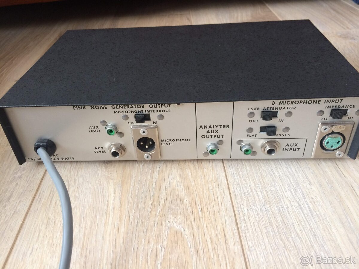 Predám Shure equalization analyser - 7