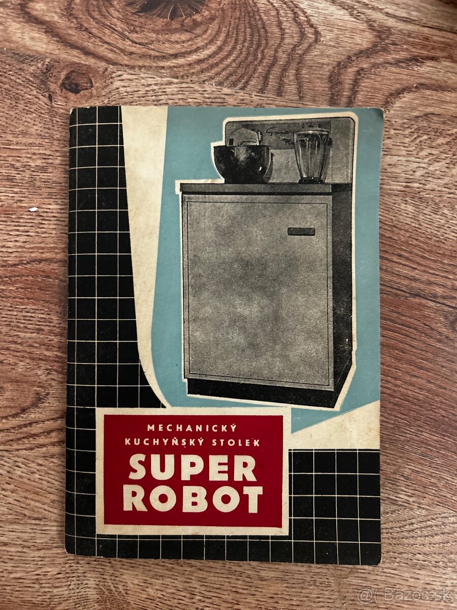 RETRO kuchynský robot SUPER ROBOT E26 + príslušenstvo - 7