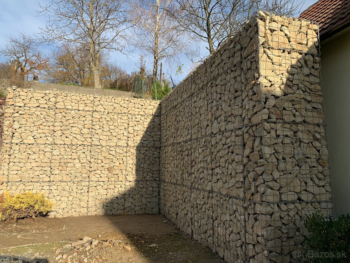 GABIONY, gabionové ploty a oporné múry na kľúč. - 7