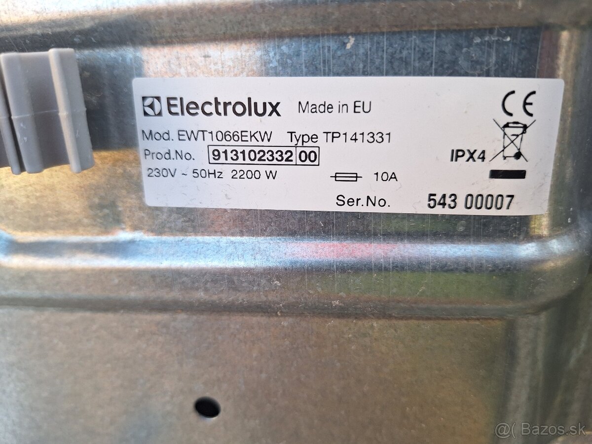 Automaticka pracka Electrolux 1 - 7