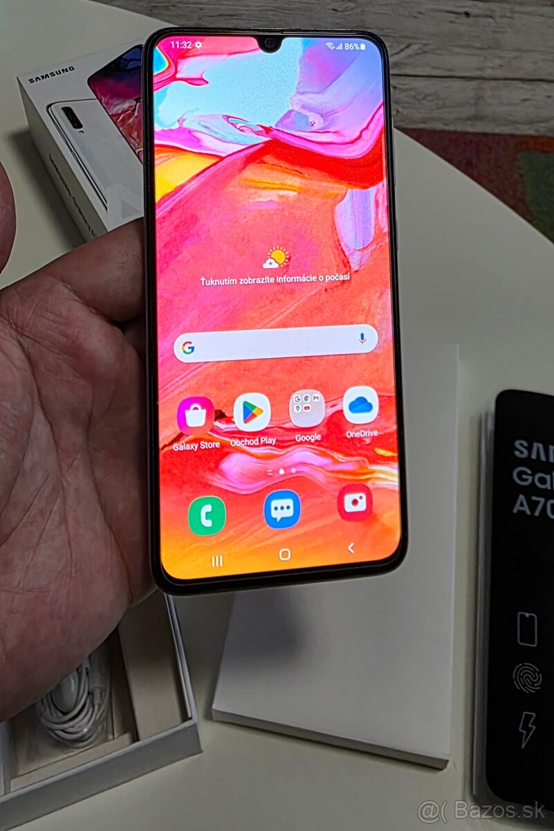 SAMSUNG A70 128GB TOP STAV + PRISL. - 7