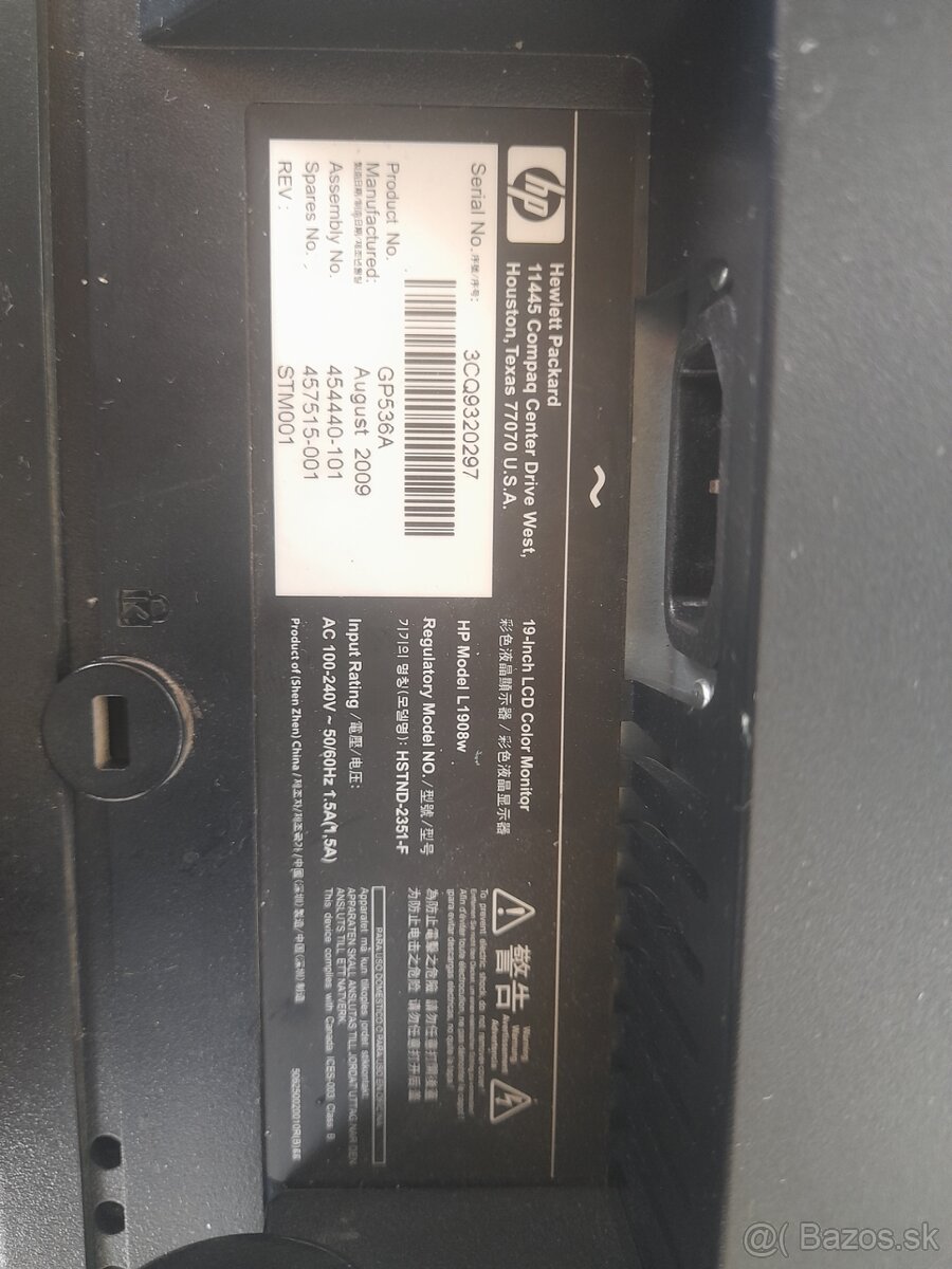 Predám monitor hp - 7
