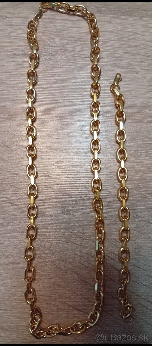 Krásny pozlátený pánsky set..plus darček - 7