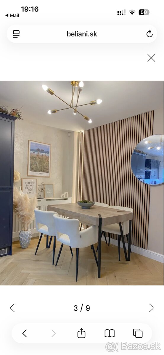 Jedálenský stôl 130x80cm - 7