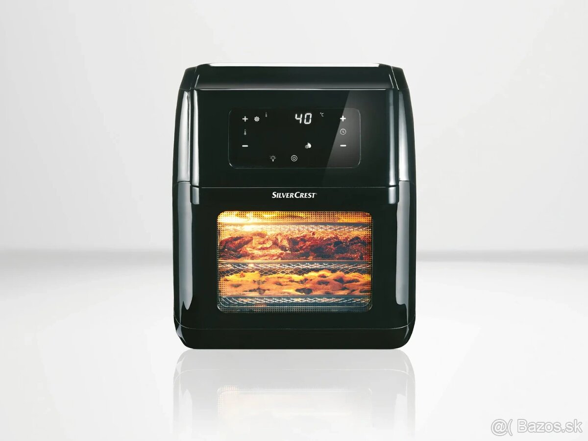 Nová teplovzdušná fritéza + rotujúce grilovanie, 9 funkcií - 7