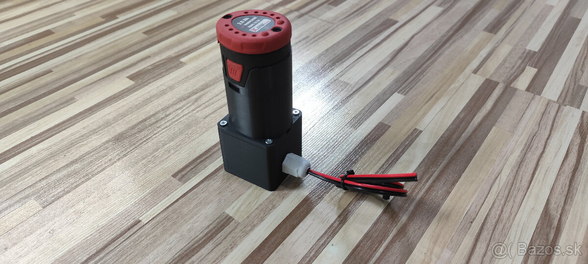 Adaptér batérie parkside 12V Team + vypínač+ voltmeter - 7