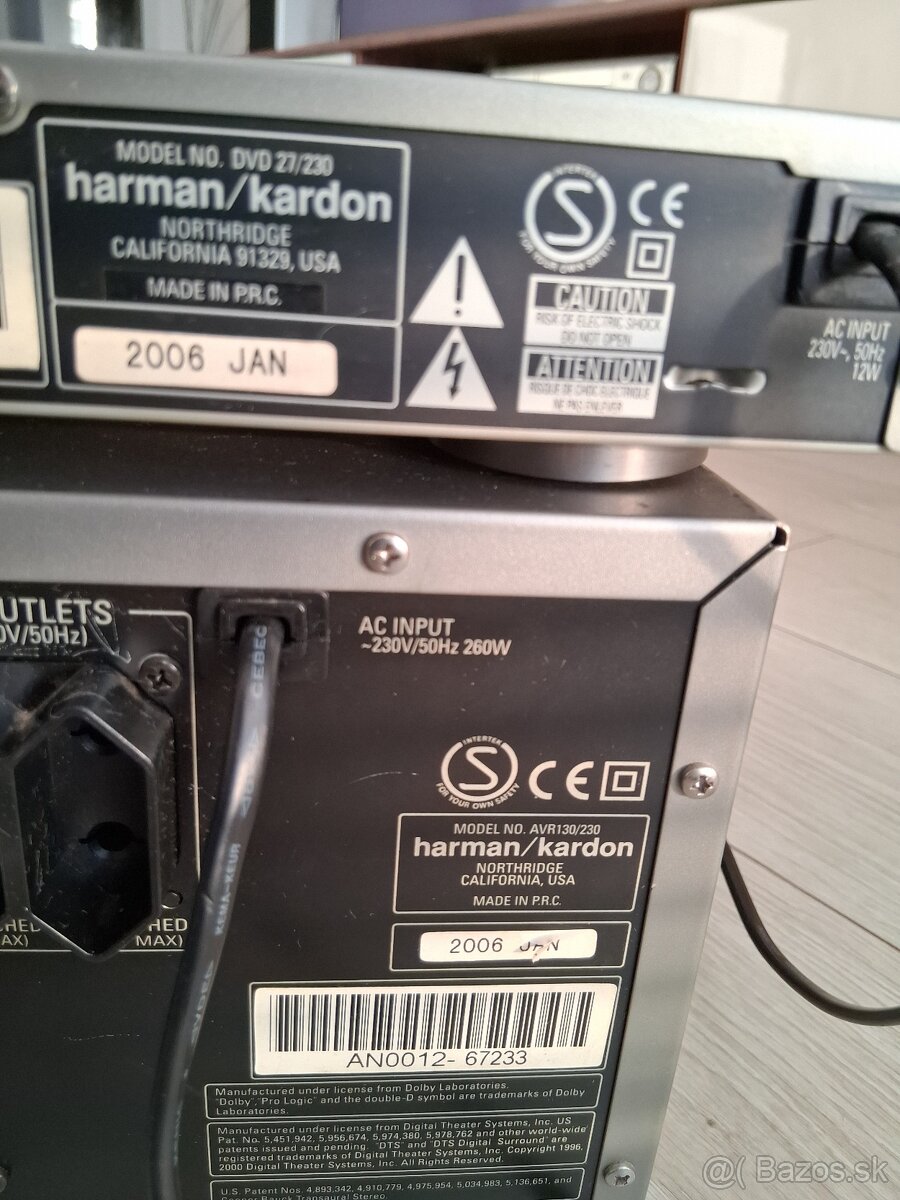 HARMAN KARDON domace kino 5.1 - 7