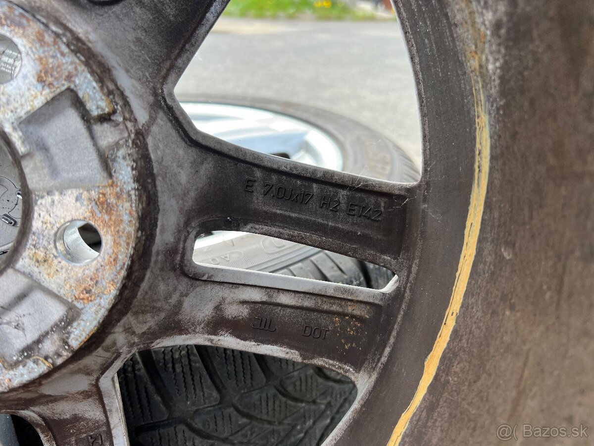 Alu Audi 225/50 R17 5x112 zimne - 7