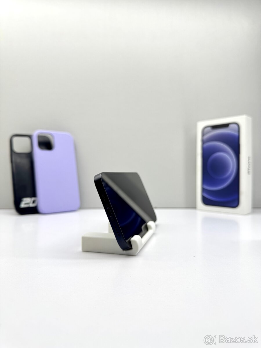 iPhone 12 BLACK NOVÁ BATÉRIA 100% ZDRAVIE+PRÍSLUŠENSTVO - 7