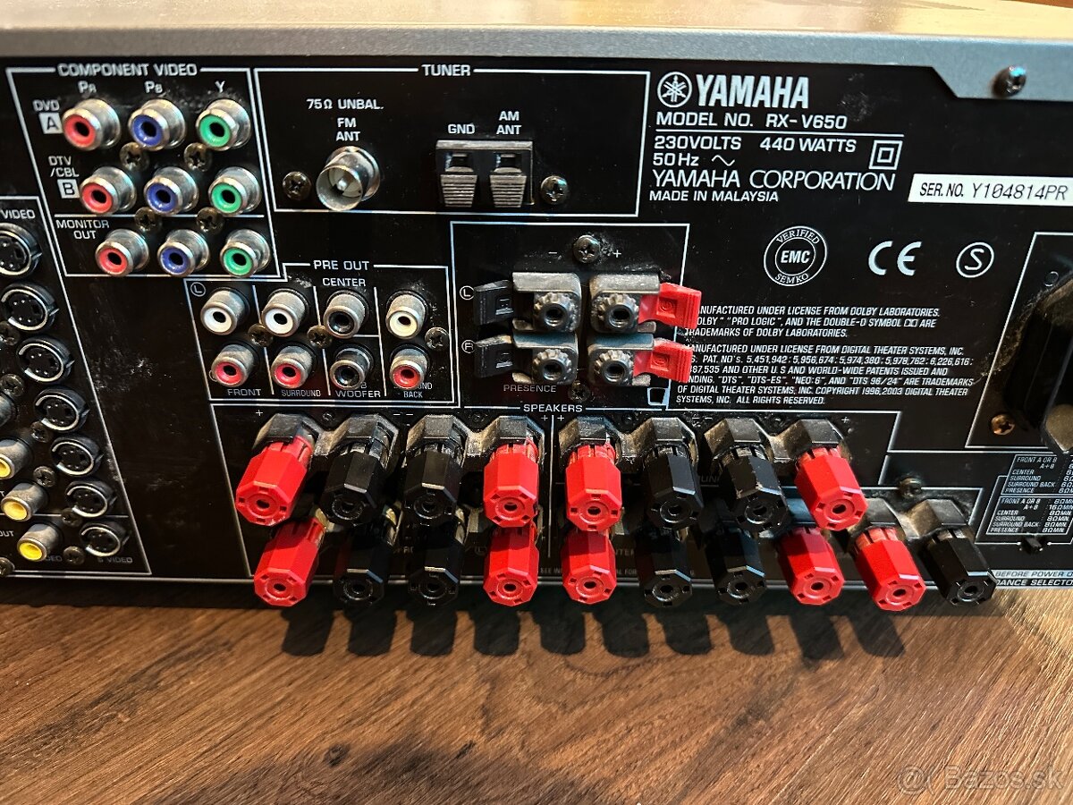 AV Receiver YAMAHA RX-V650 - 7