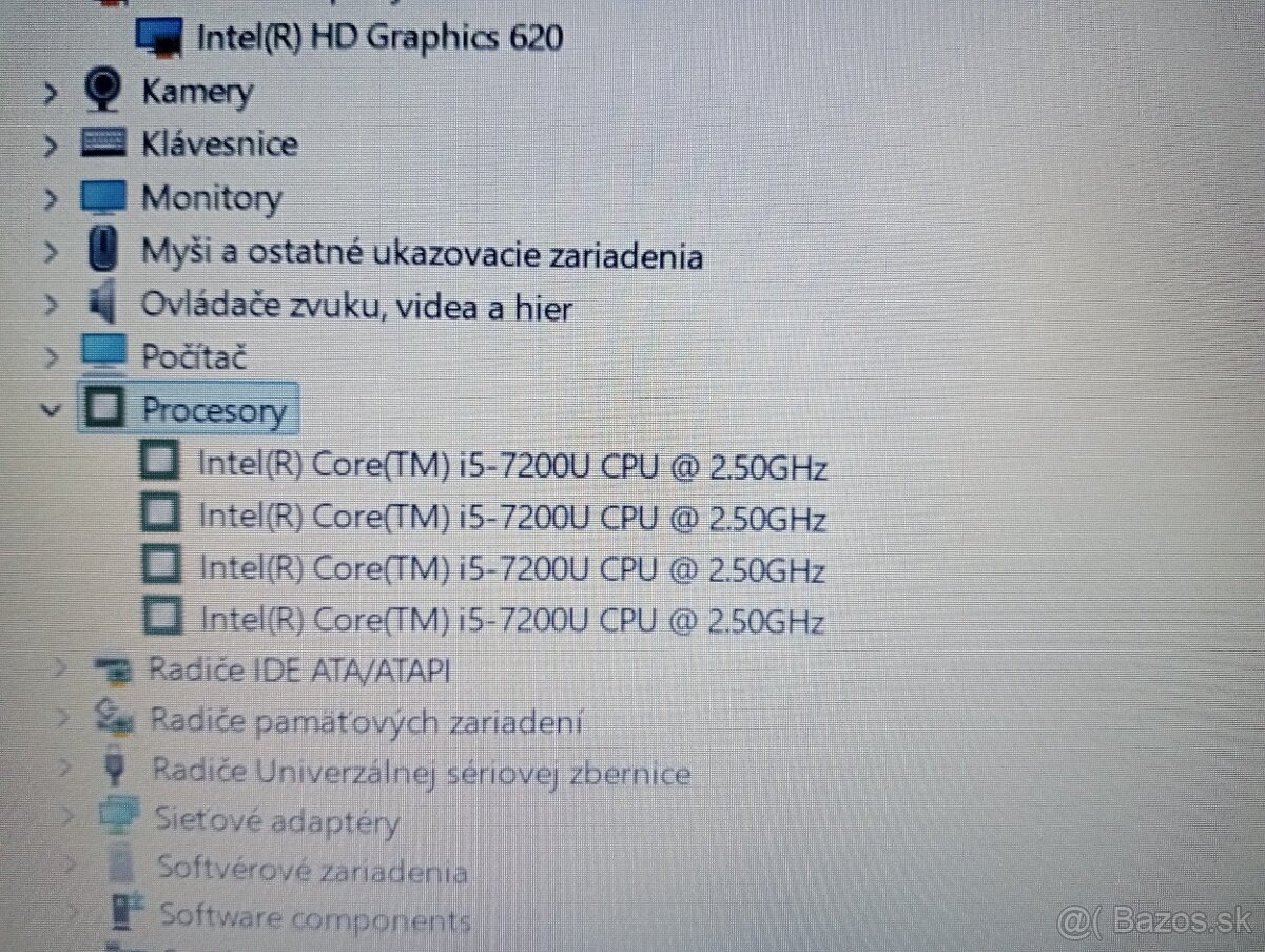predám notebook Hp 250 g6 - Intel core i5 - 8gb ram - ssd - 7