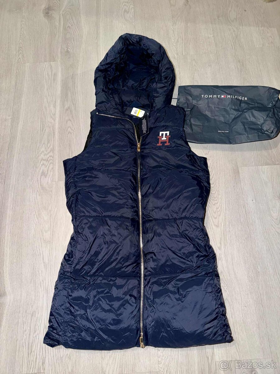 tommy hilfiger damska stylova oversized zimna vesta-bunda - 7