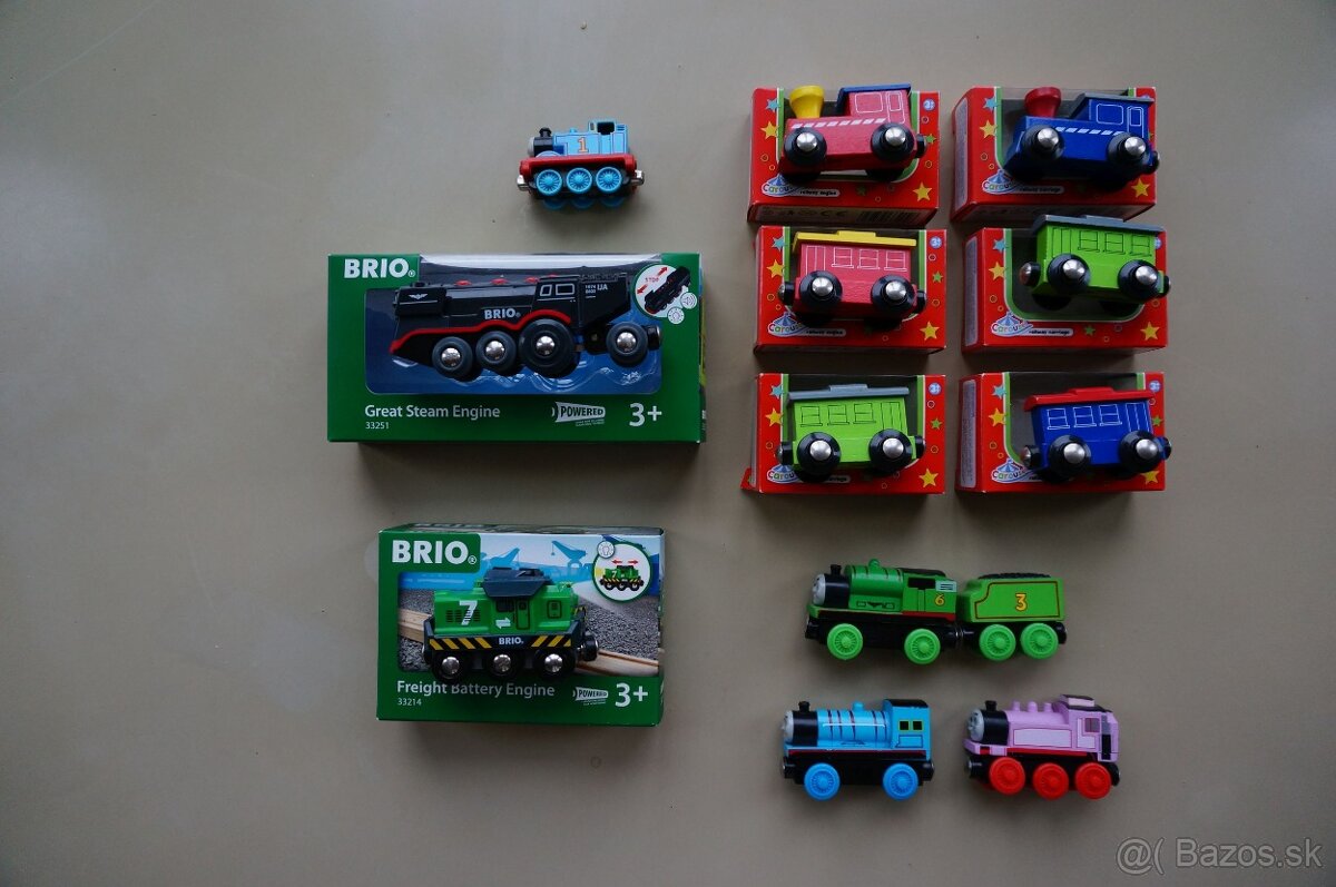 Drevená železnica s vláčikmi - 7