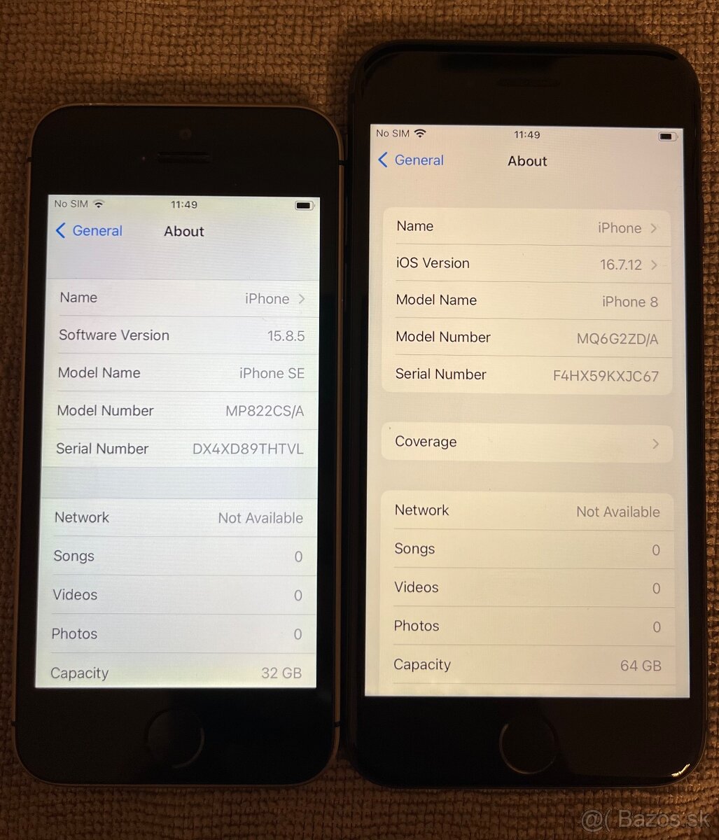 Iphone SE 32GB + Iphone 8 64GB Space Grey - 7