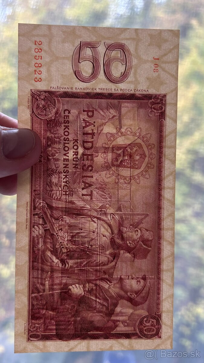 Bankovky ČSSR UNC/1+ - 7