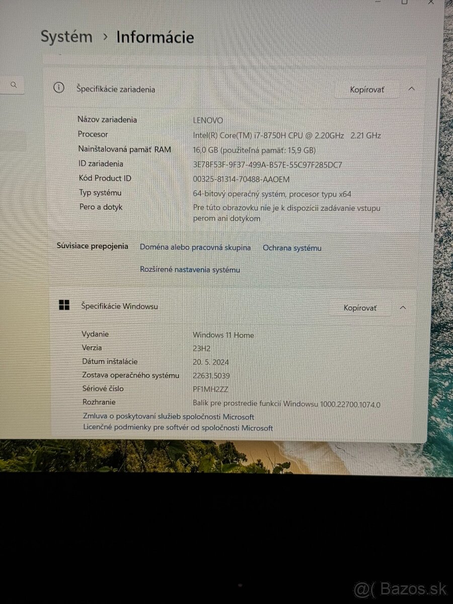 „Lenovo Legion Y530 – i7 / GTX 1050Ti / 16GB RAM / SSD + HDD - 7