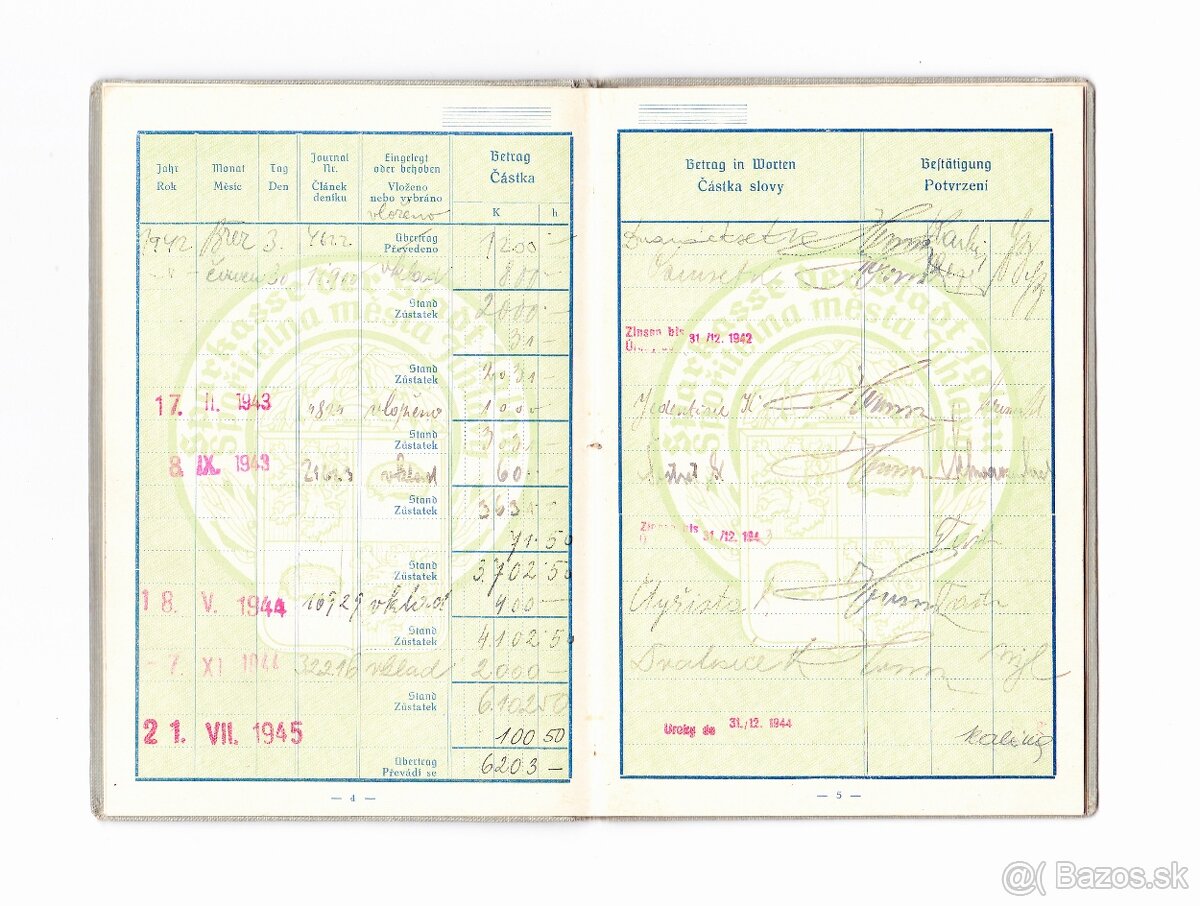 Staré československé dokumenty - 7