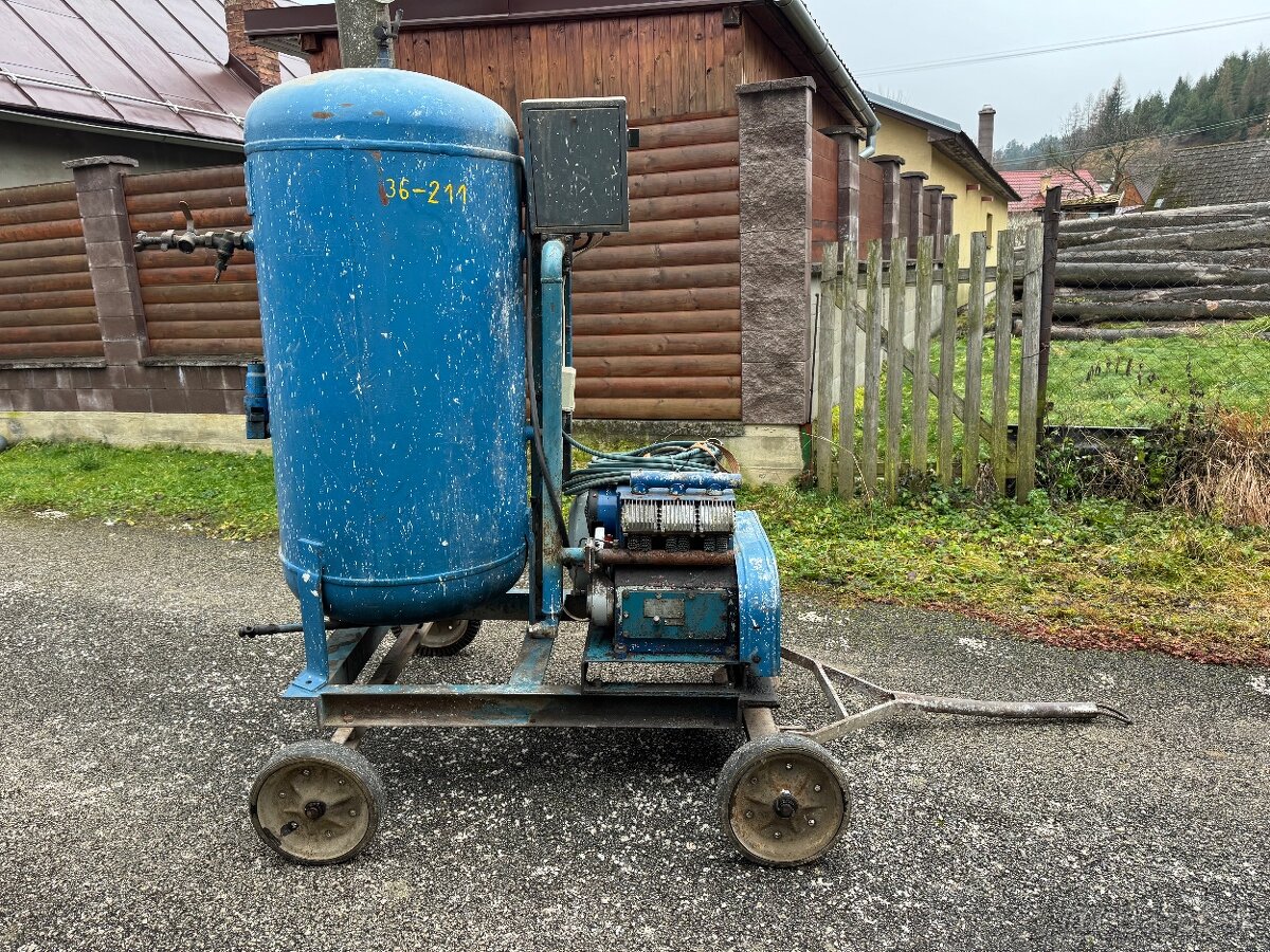 Predám kompresor orlík, troj valec - 7