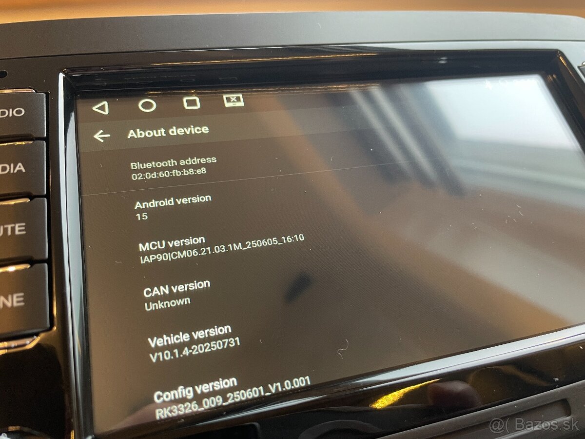 VW, SEAT, ŠKODA 7” 2DIN ANDROID autorádio, CARPLAY 4GB+64GB - 7