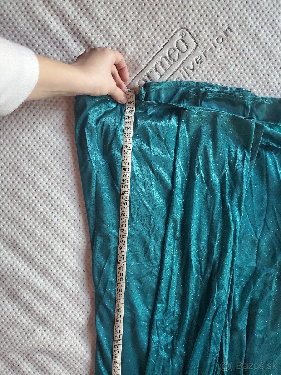 Smaragdove spolocenske saty - 7