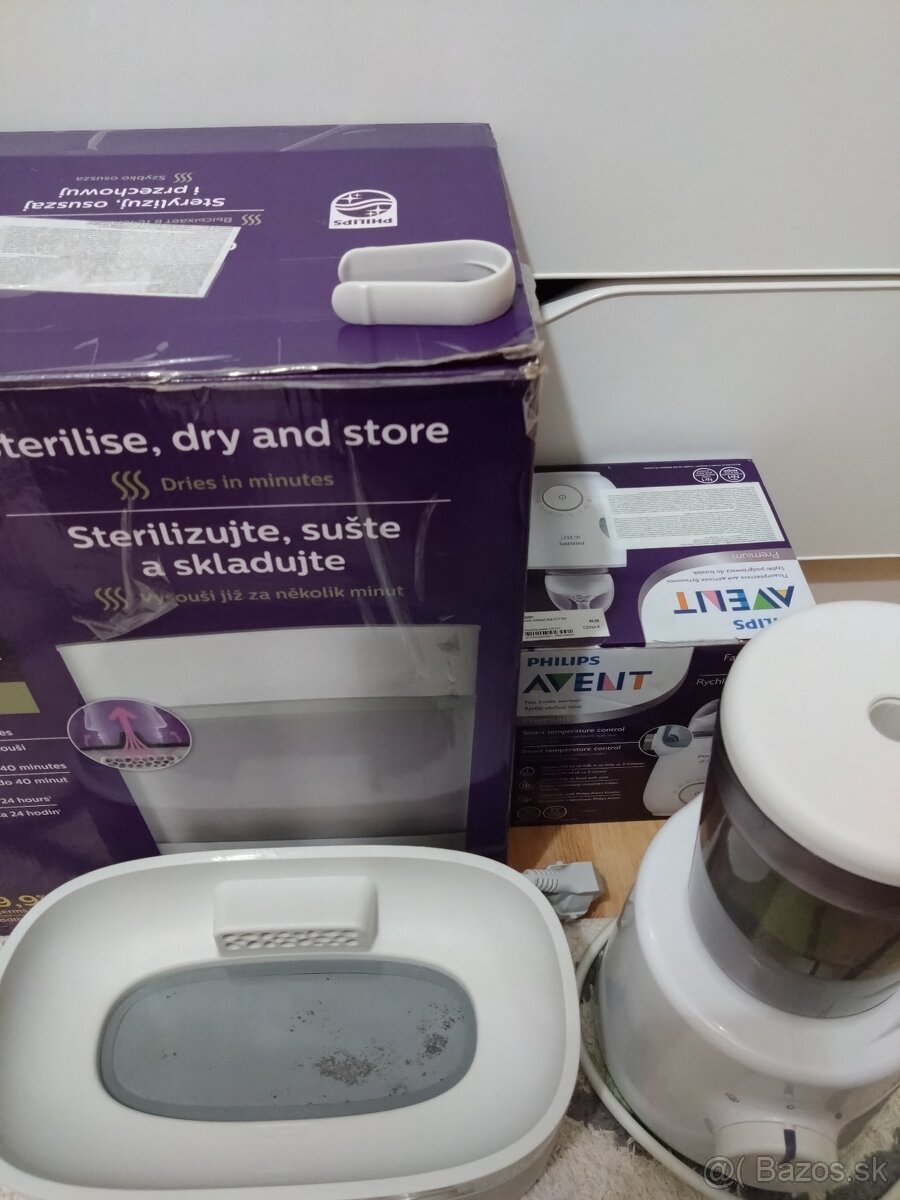 Sada Philips Avent sterilizátor, ohrievač fliaš a mixér 2v1 - 7
