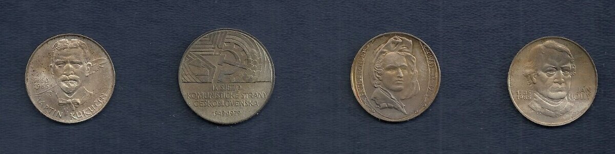 Pamätné strieborné mince ČSSR 1977 - 1987 - 7