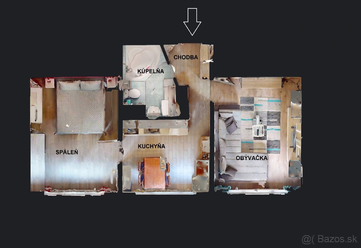 Komplet zariadený 2 izbový byt SEKIER - 7