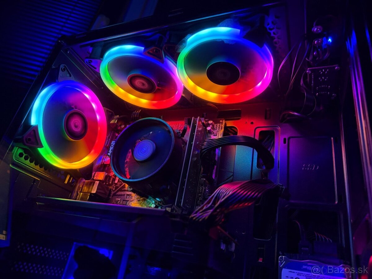 Herný počítač Ryzen 3 4100 / 8 GB / RX 570 4 GB / 250gb SSD - 7