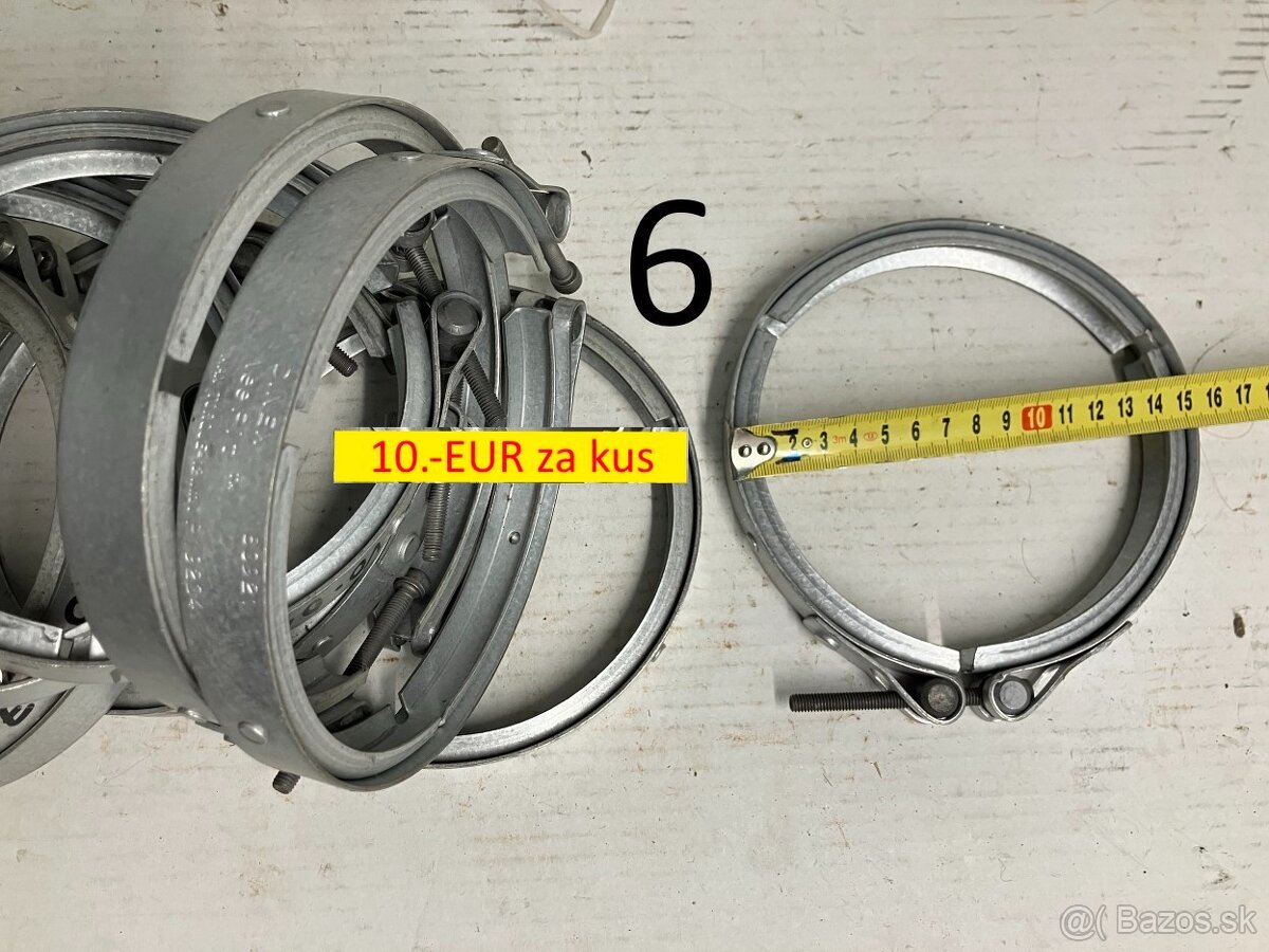 Spony a svorky na výfuk - 7