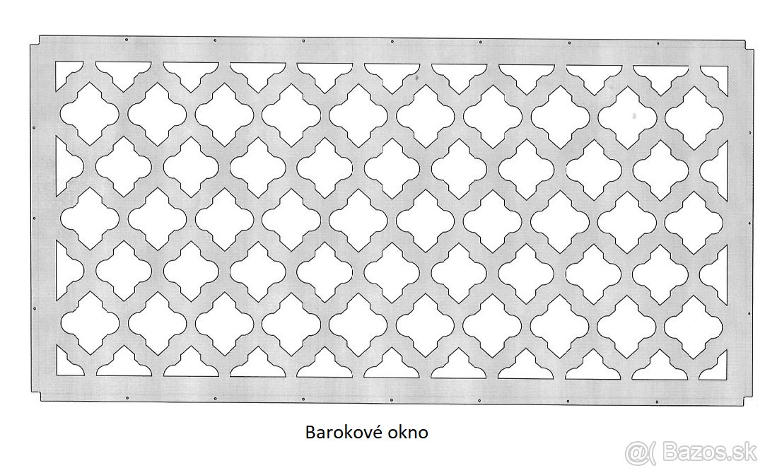 Vyrezávané dielce na plot, zábradlie - 7