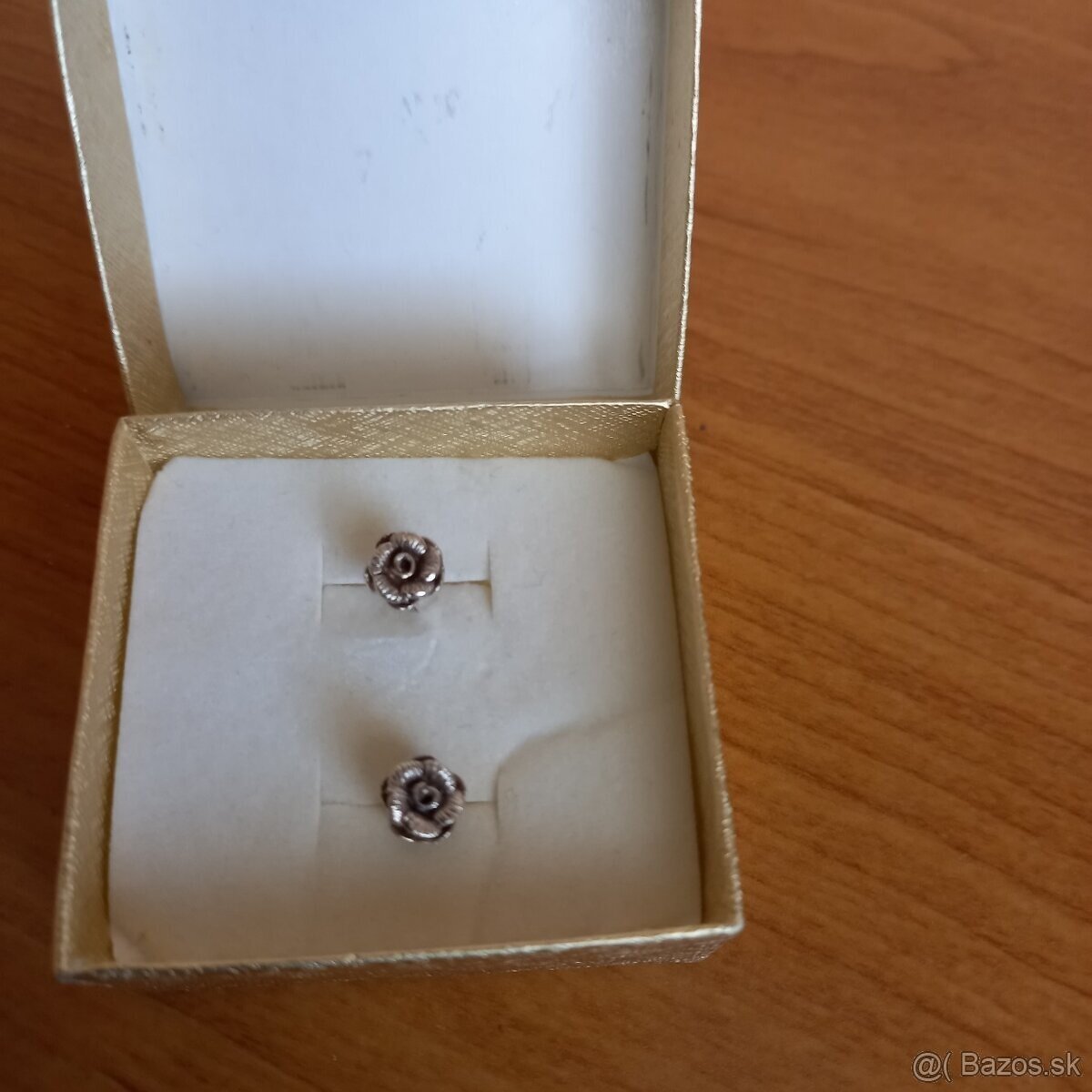 Strieborné naušnice a retiazka na ruku - 7