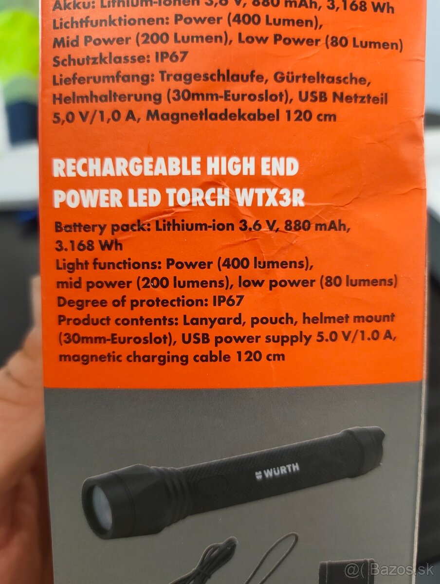 Predám rôzne led svietidlá, ručné, stavebné - 7