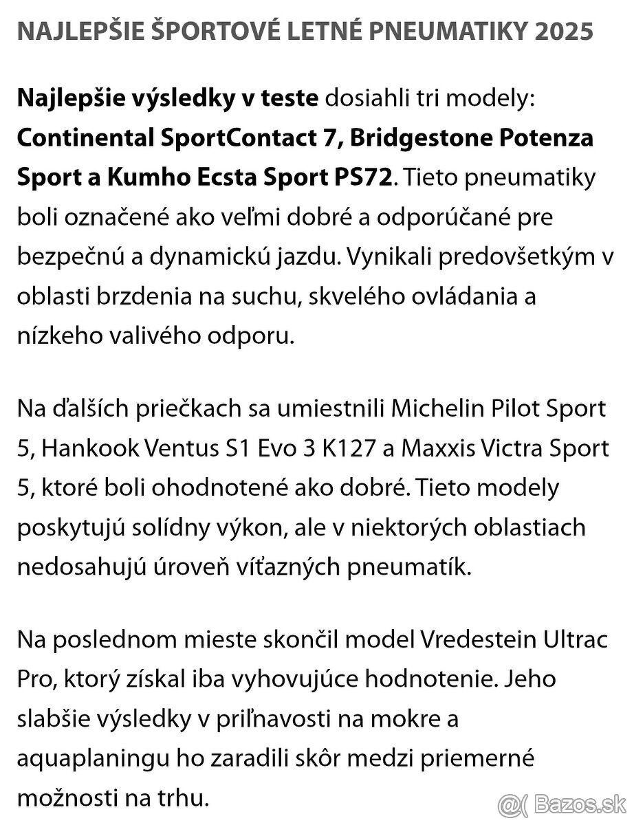 Kumho Ecsta PS72 Sport S 255/40 R20 letné 2025 - 7