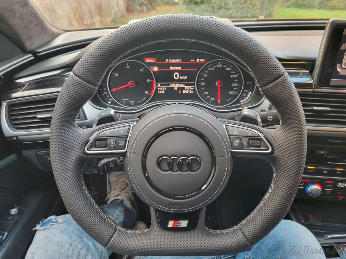 VYHRIEVANY AUDI VOLANT - ZREZANY - PERFOROVANA KOZA - 7