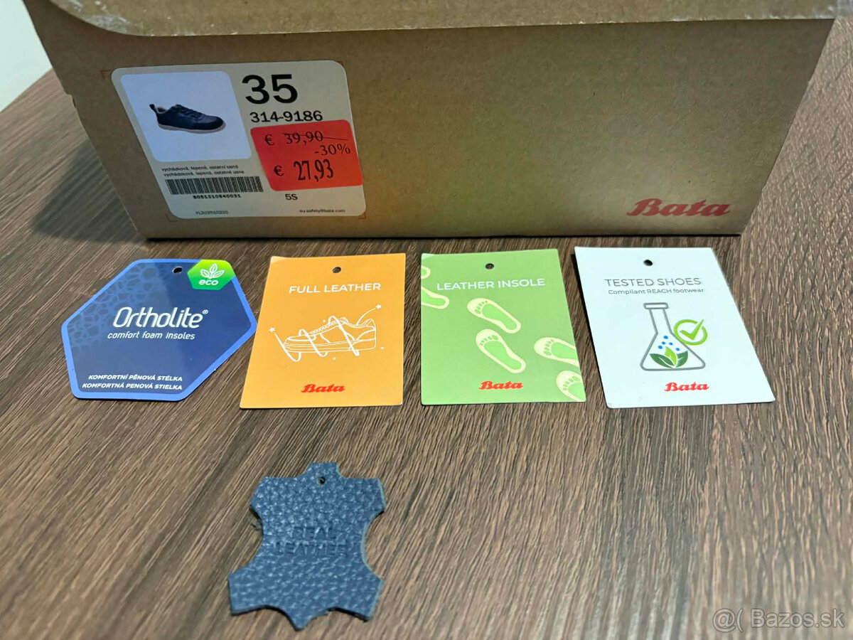 Predám chlapčenské topánky Baťa, 35 - 7