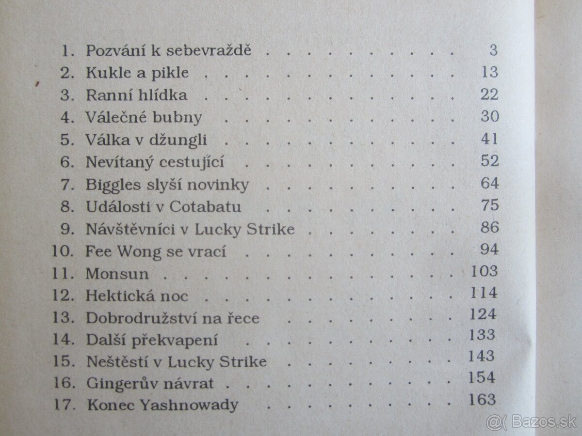 Knihy o vojnovom pilotovi Biggles . - 7