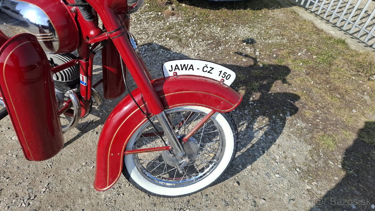 Jawa CZ 150 typ 352, 1954 polbubon - 7