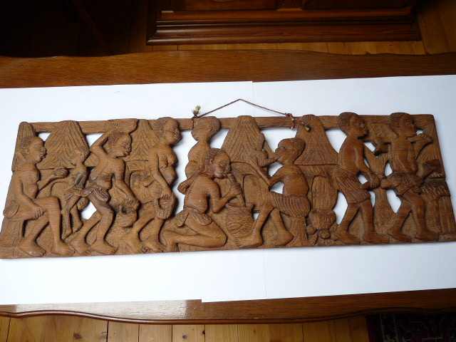 africké ľudové umenie – drevené artefakty 2 - 7