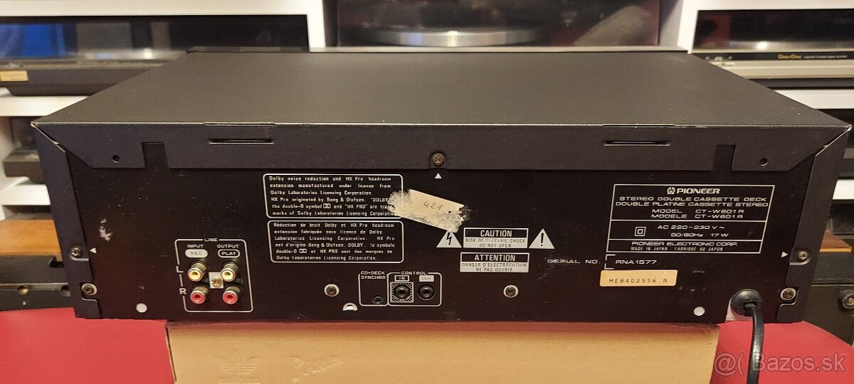 Predám double deck Pioneer, Aiwa a Universum - 7