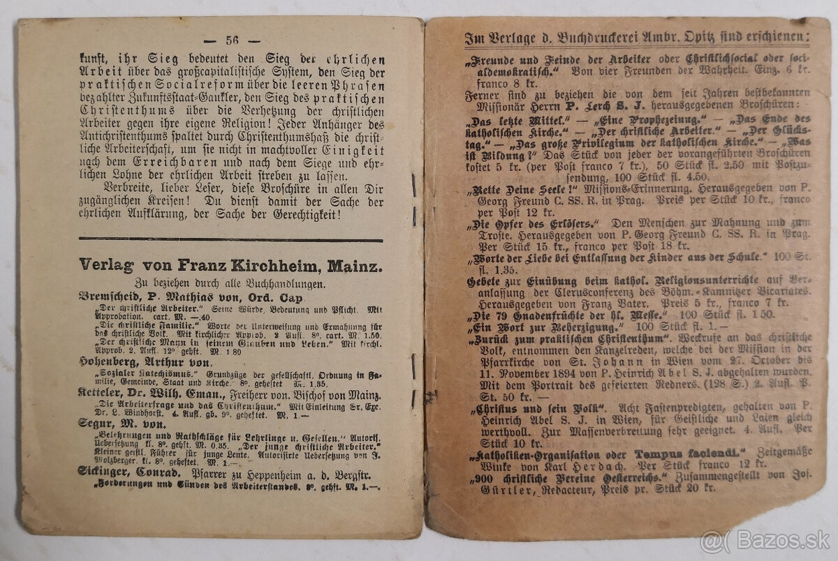 Srrunde und Srinde der Arbeiter oder chriftlich oder focial - 7
