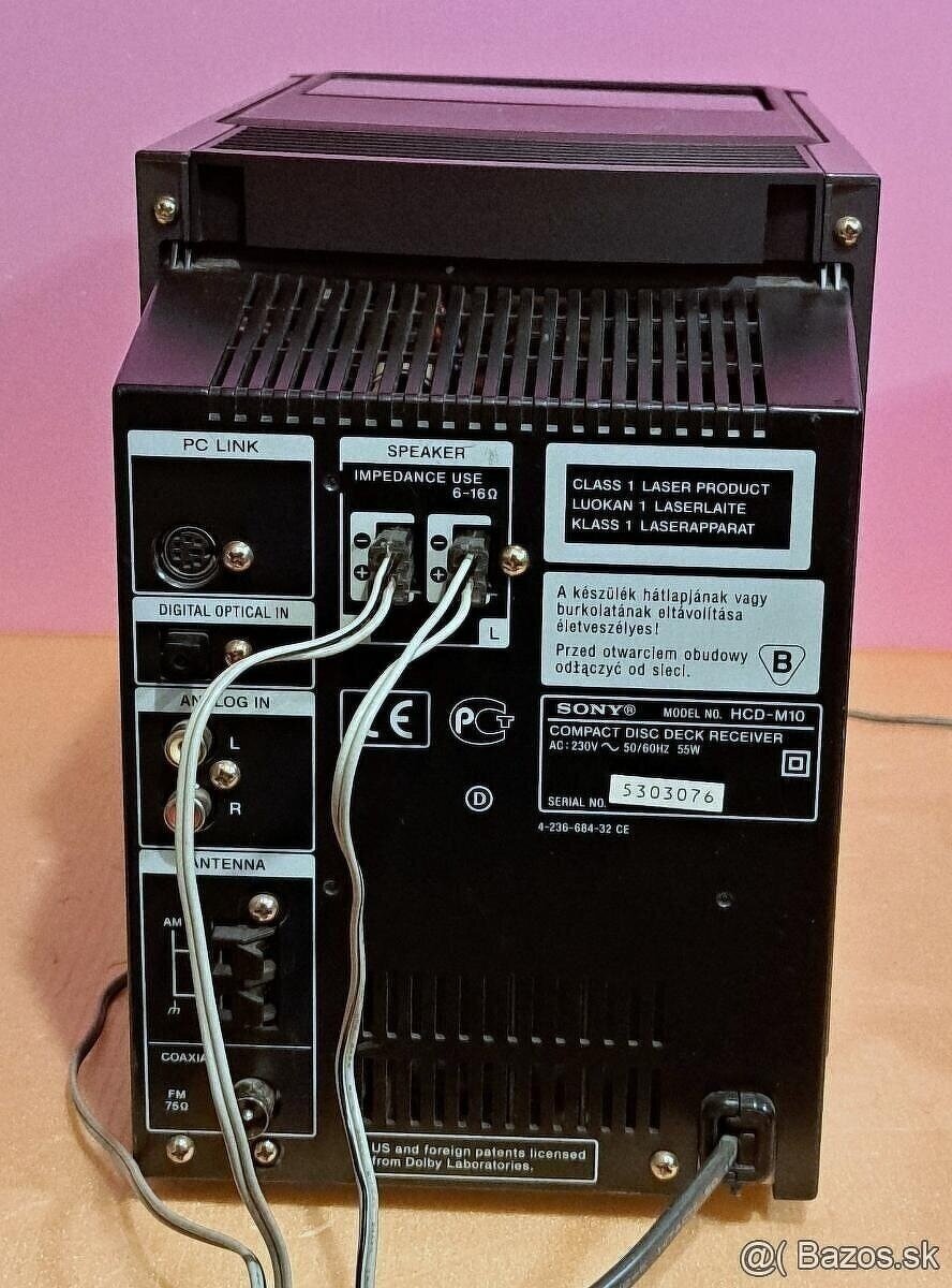 6v1 Nahrávanie minidisc LONG PLAY veža Sony ATRACK 3 - 7