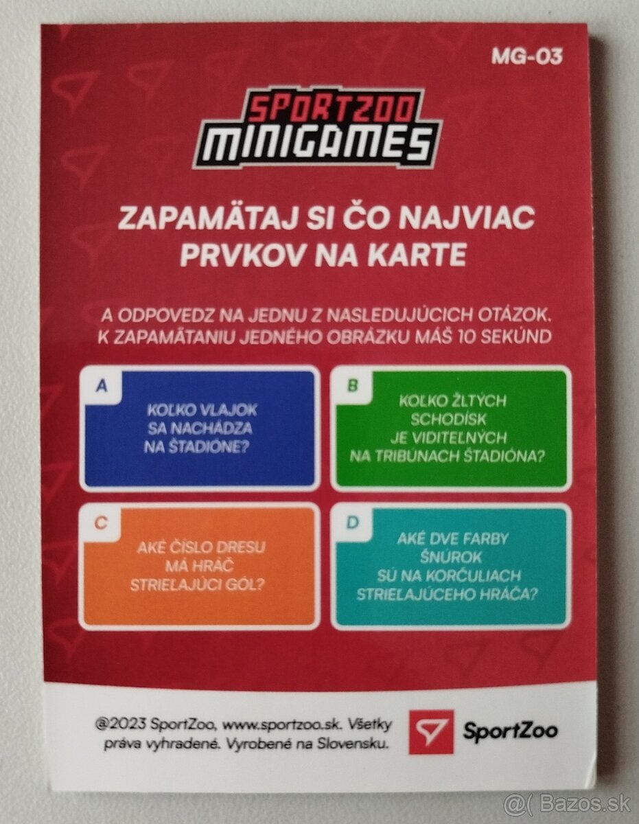 Hokejové kartičky TIPOS EXTRALIGA - MINIGAMES od SPORTZOO - 7