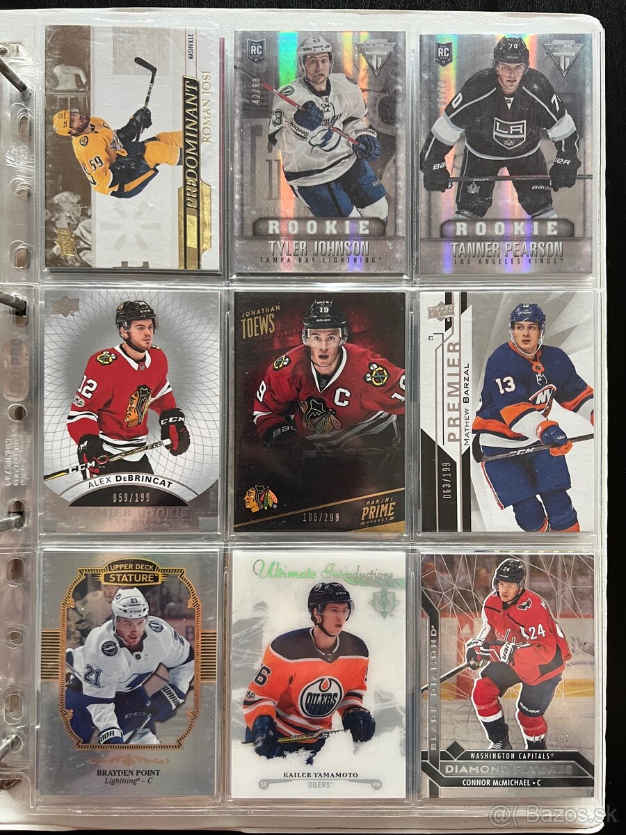 NHL jersey karty a podpisky - 7