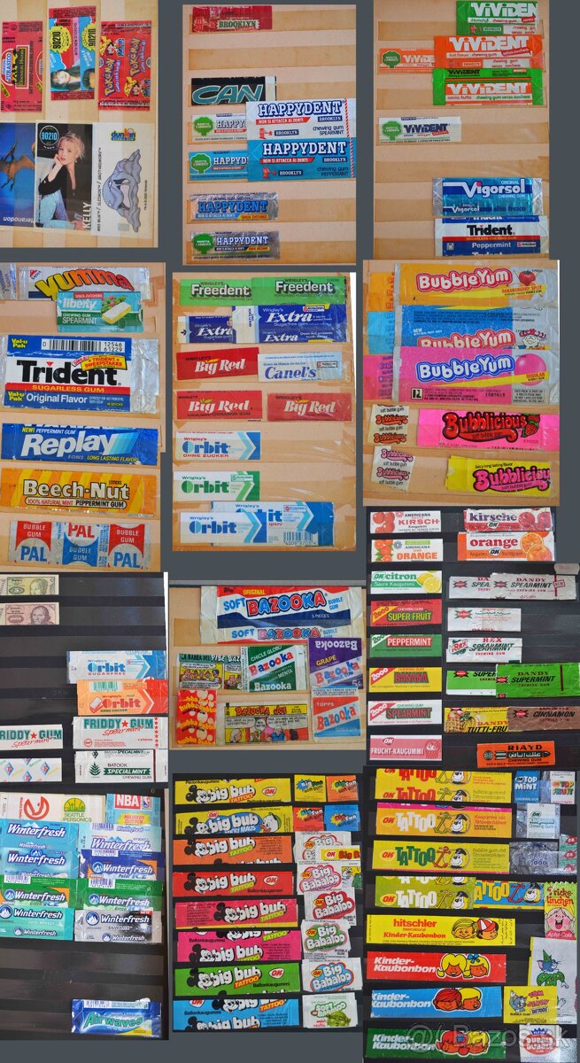 Predám rozsiahlu zbierku obalov zo žuvačiek . - 7