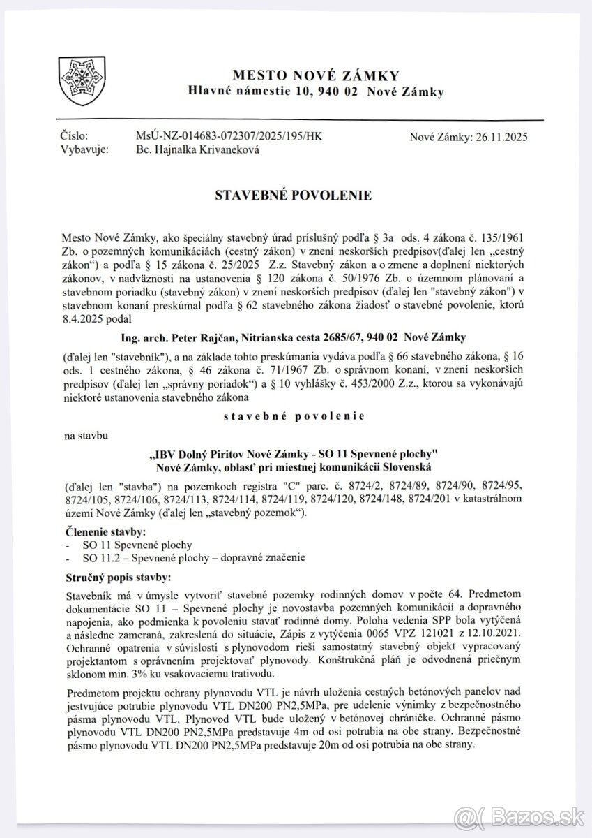 Pozemok na stavbu rodinného domu. - 7