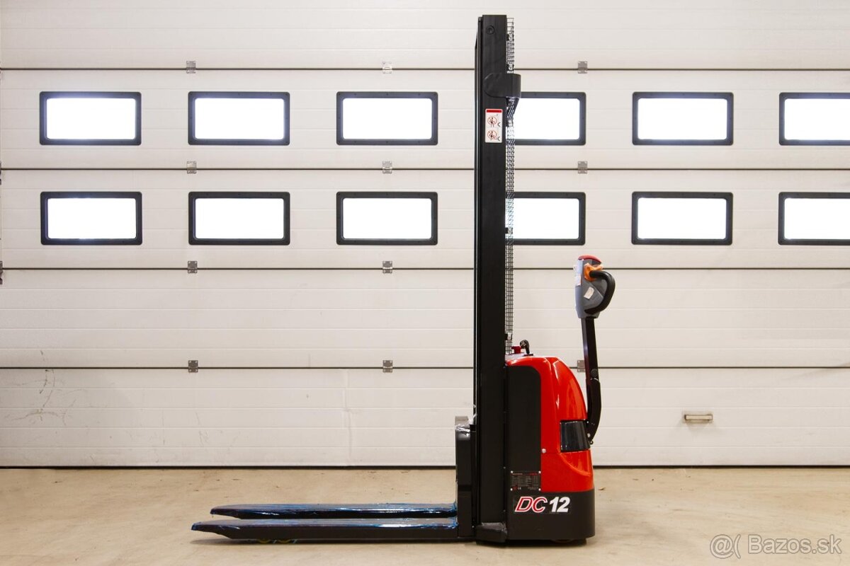 Ručne vedený el.vysokozdvižný paletový vozík Heli 1,2t.nový - 7